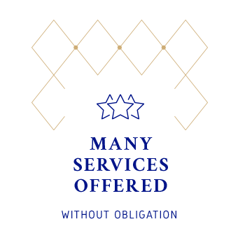 Many services offered without obligation